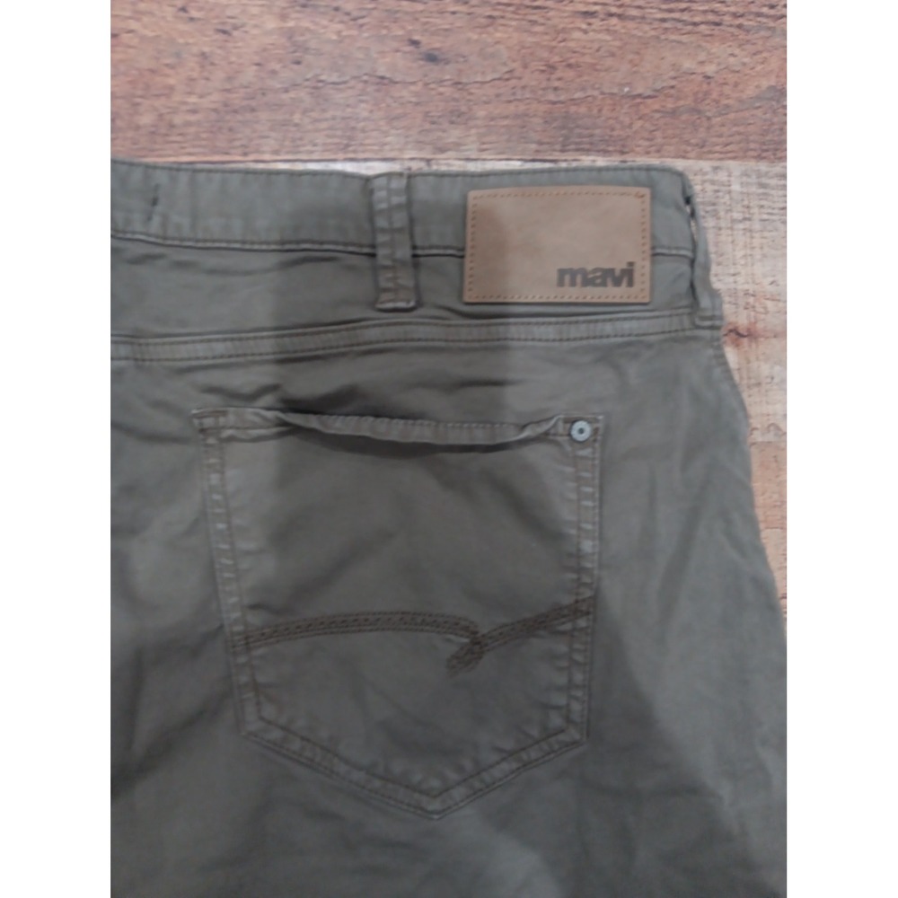 NWT MAVI Zach Straight Leg Twill Pants Dusty Olive Twill 40/34 (2967) - Picture 15 of 16